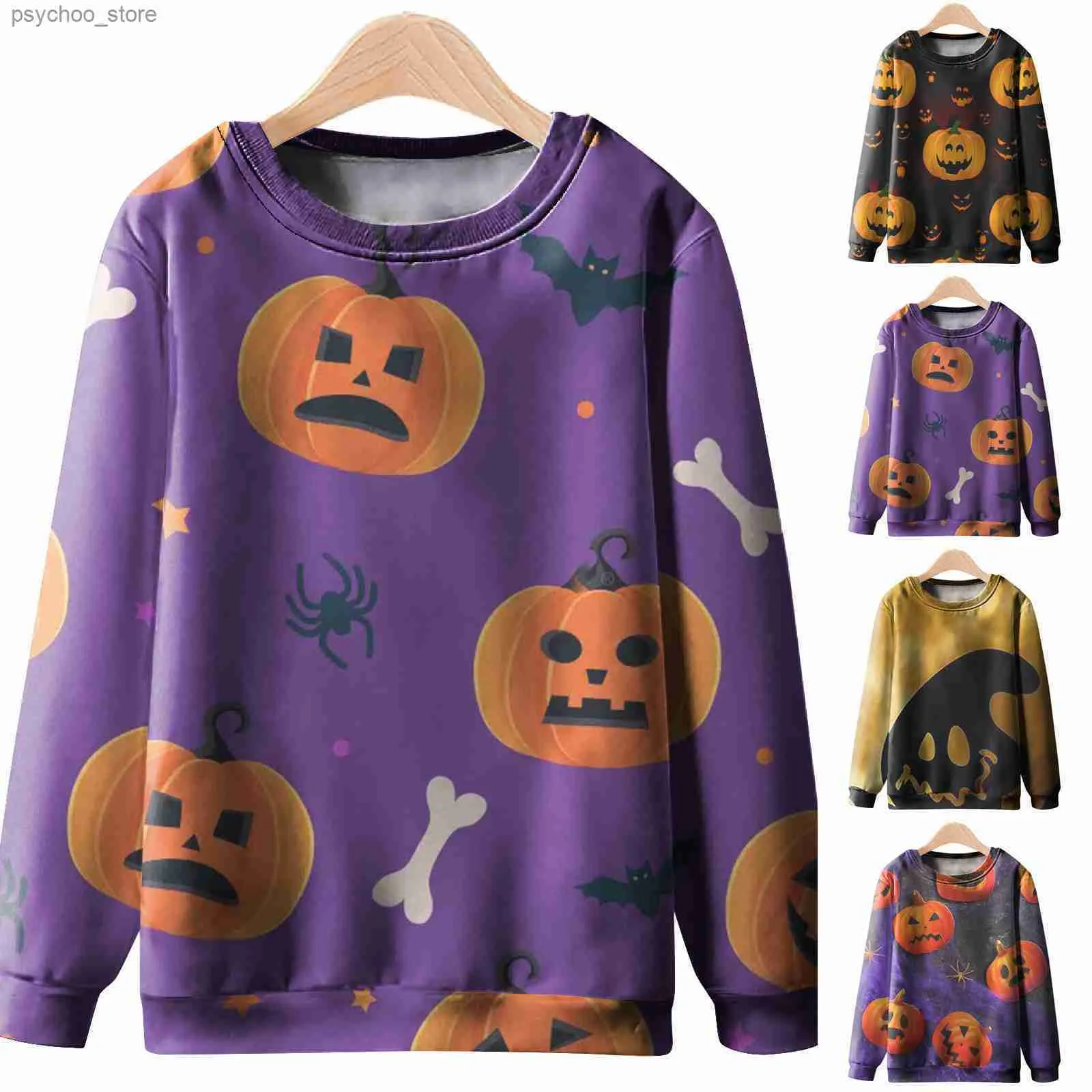 Men's Hoodies Sweatshirts 2023 Halloween Men's Anime Hoodie Autumn Winter Men's Vintage Long Sleeve Printed Hoodie Sweatshirt Q230822