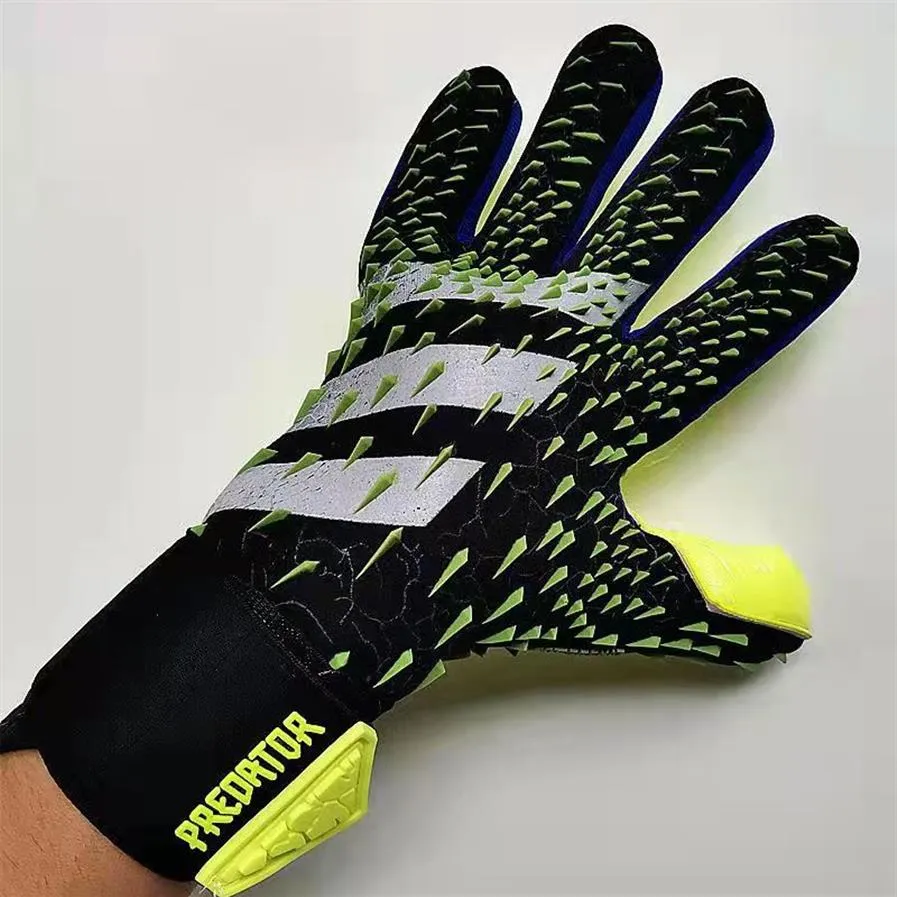 Predator Adultos guantes de portero fútbol portero portero luvas con rayas en la muñeca Pulseras 309V