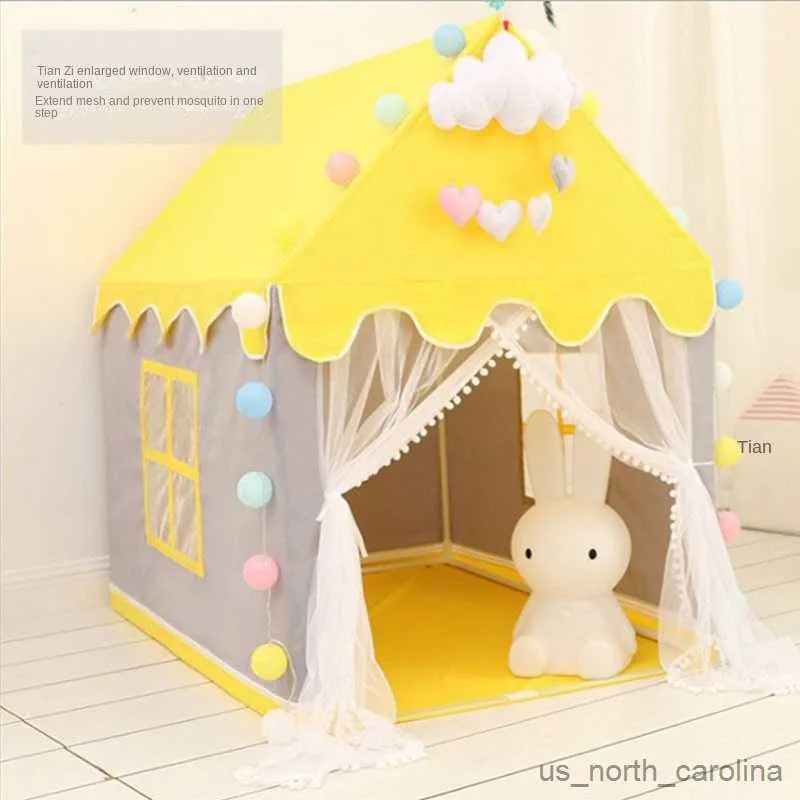 Leksakstält Baby Tent Children's Home Girl's Small House Children's Entertainment Game House Baby Outdoor Play Amusement Park Game Tält R230830