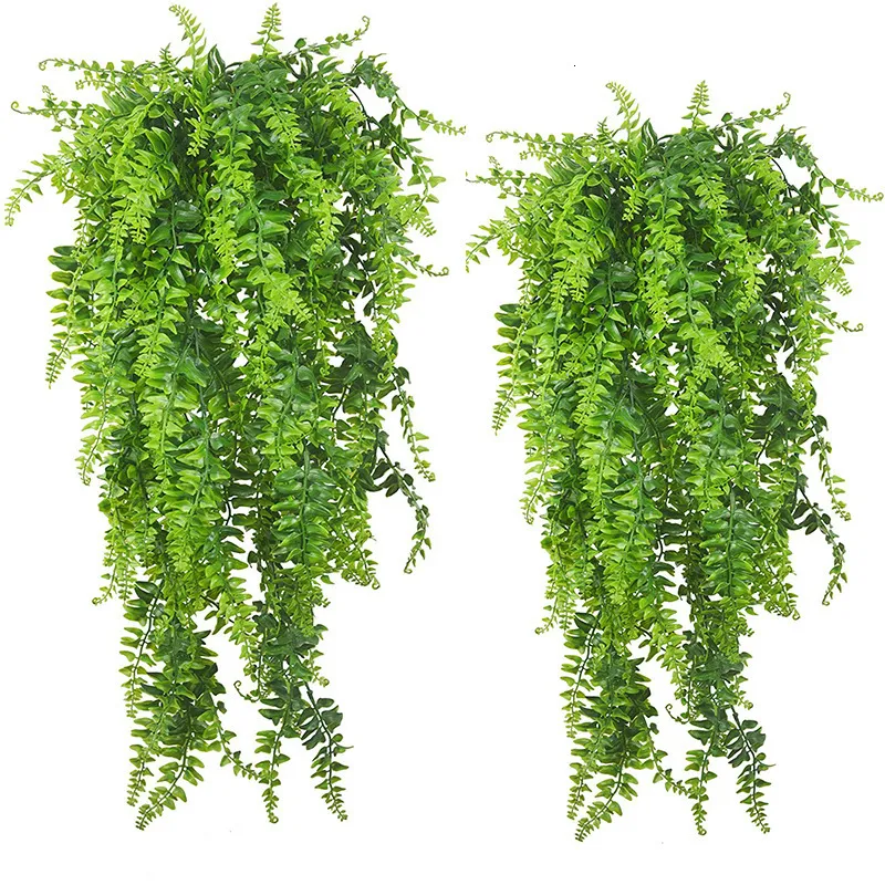 Faux verdure florale 90 cm plante artificielle vigne décoration de la maison suspendus en plastique feuille herbe guirlande en plein air décorations de fête de mariage faux rotin lierre 230822