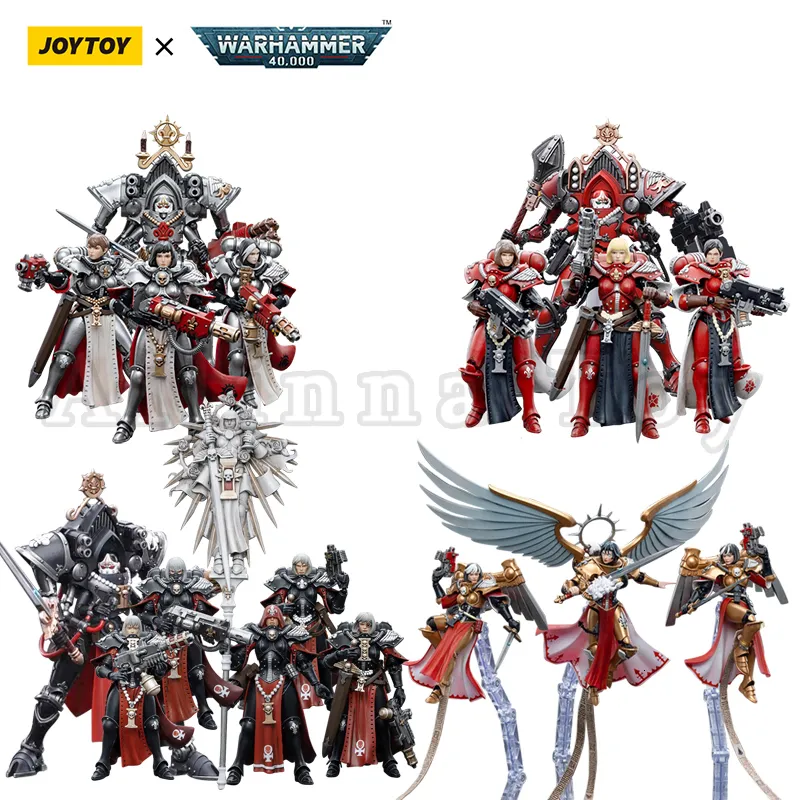 Figuras de brinquedo de ação Joytoy 118 Ação Figura 40k Battle Sister Figuras e Mechas Anime Milody Modelo 230821