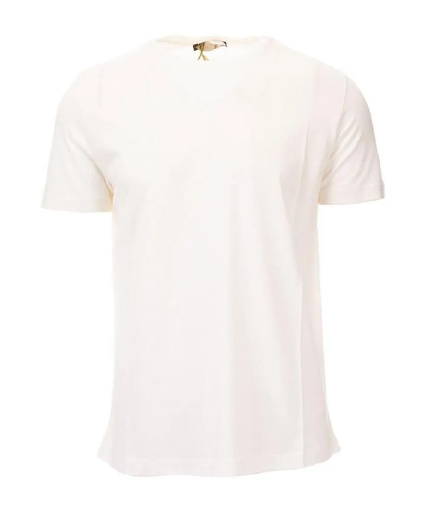 Męskie koszulki Summer White Kaszmirowe T-shirt z krótkim rękawem