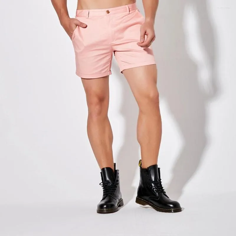 Herren-Shorts Sommer Mann lässige trendige britische britische pure Baumwolle Solid Sweatshorts Männer Strand Urlaub Ultra-Shorts gerade Short Pant