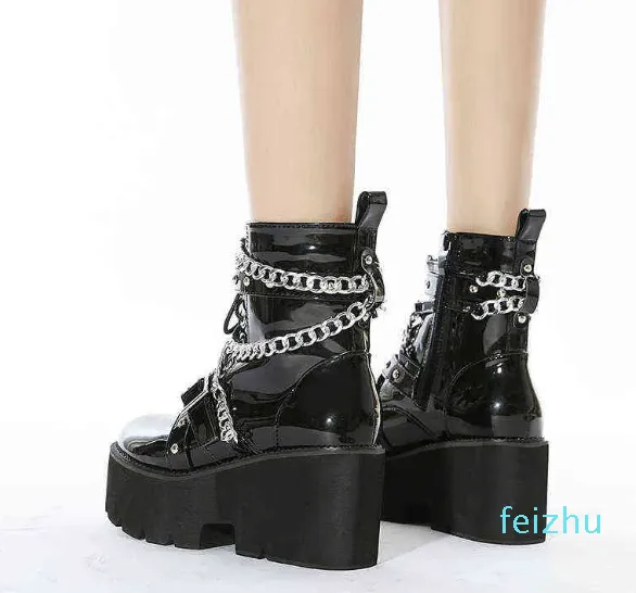Gothic hot sale ankle boots