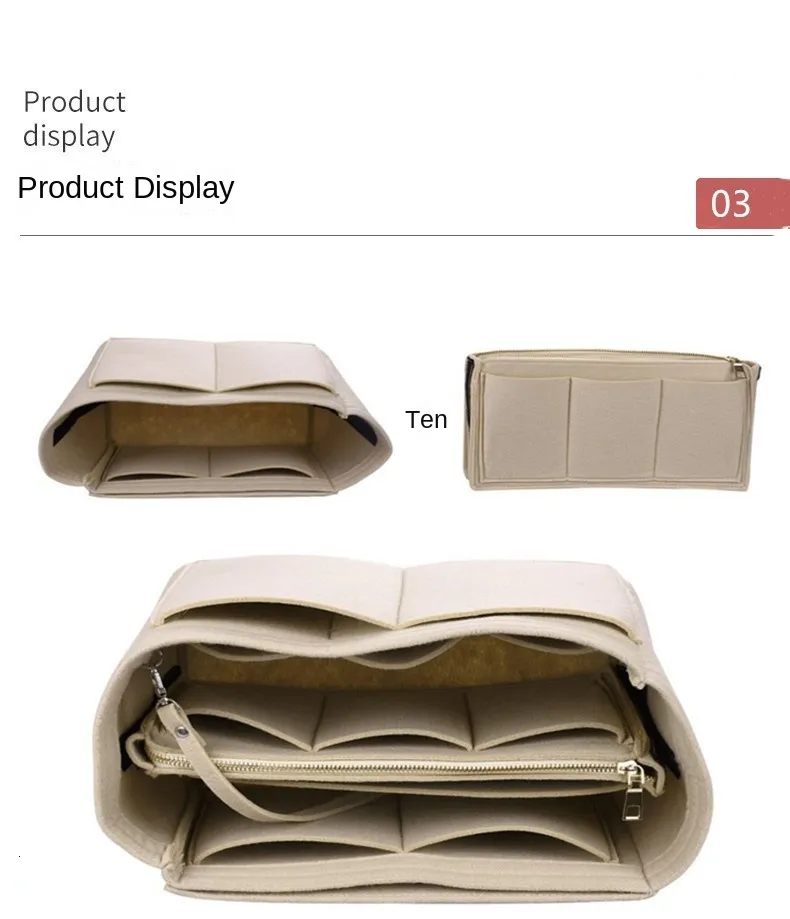 Felt Bag Organizer Insert For Womens Handbags ... From Kong07, $6.97 ...