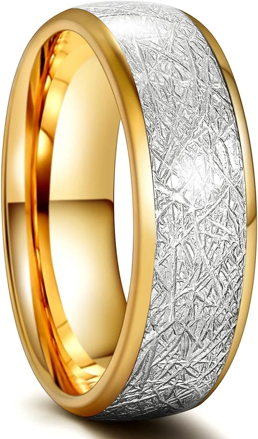 DHgate.com:Mens 8MM Stainless Steel Wedding Band, 24K Gold DHgate.com:Mens 8MM Stainless Steel Wedding Band, 24K Gold