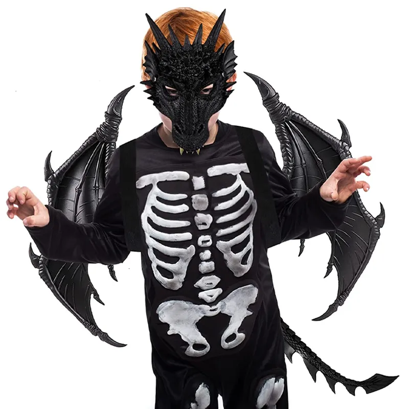 Kit De Disfraz De Dragón Para Niños 3 Alas De Mosca De Dragó | Envío Gratis