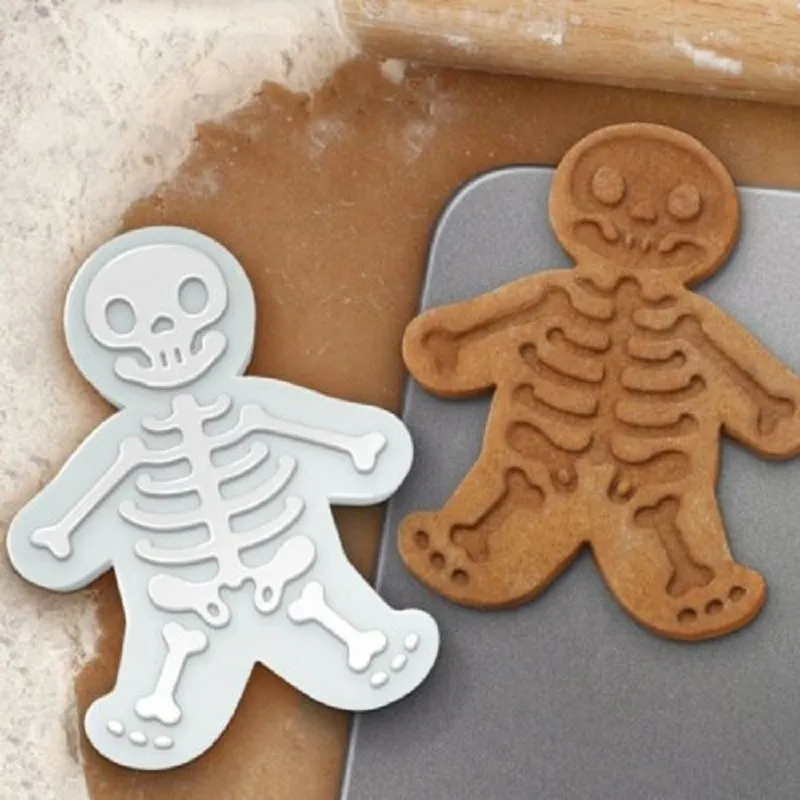 Skeleton Man Cookie Mold Press Cookie Maker 3D Three Dimensional Cookie Cake Mold From 1 33 DHgate