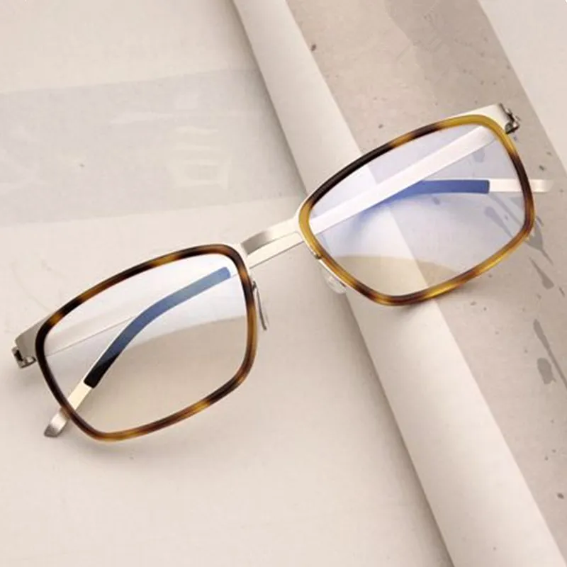 5 Paires Lunettes Lecture Hommes Rectangulaires Acier Inoxydable - Style Demi-Cadre