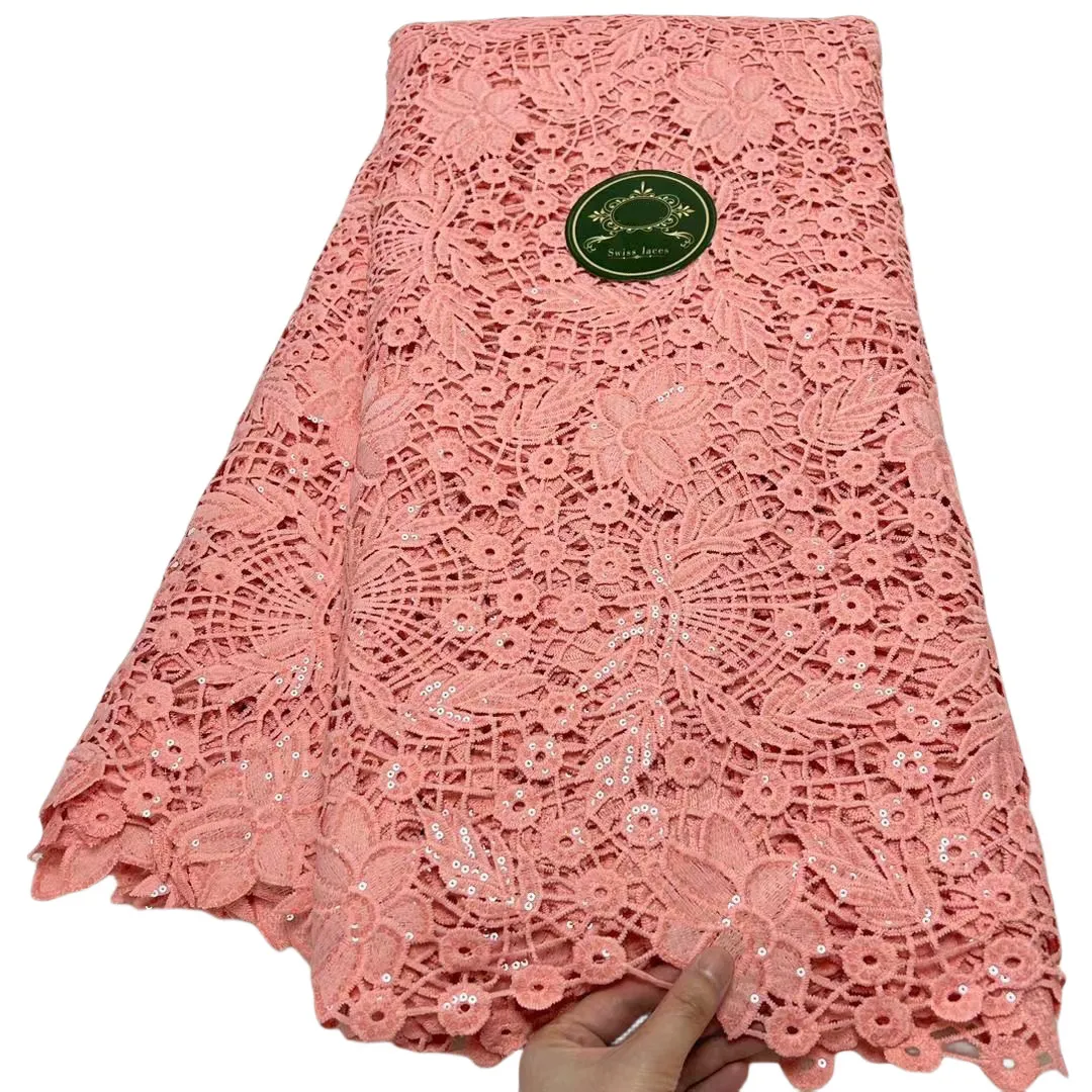 Exquisite Cording Embroidery Lace Fabric - 5 Yards Guipure with Sequins,  Perfect for Occasion Dresses & African Sewing Craft - Autumn Sale! from  Dhgate Fabric - price 69.48