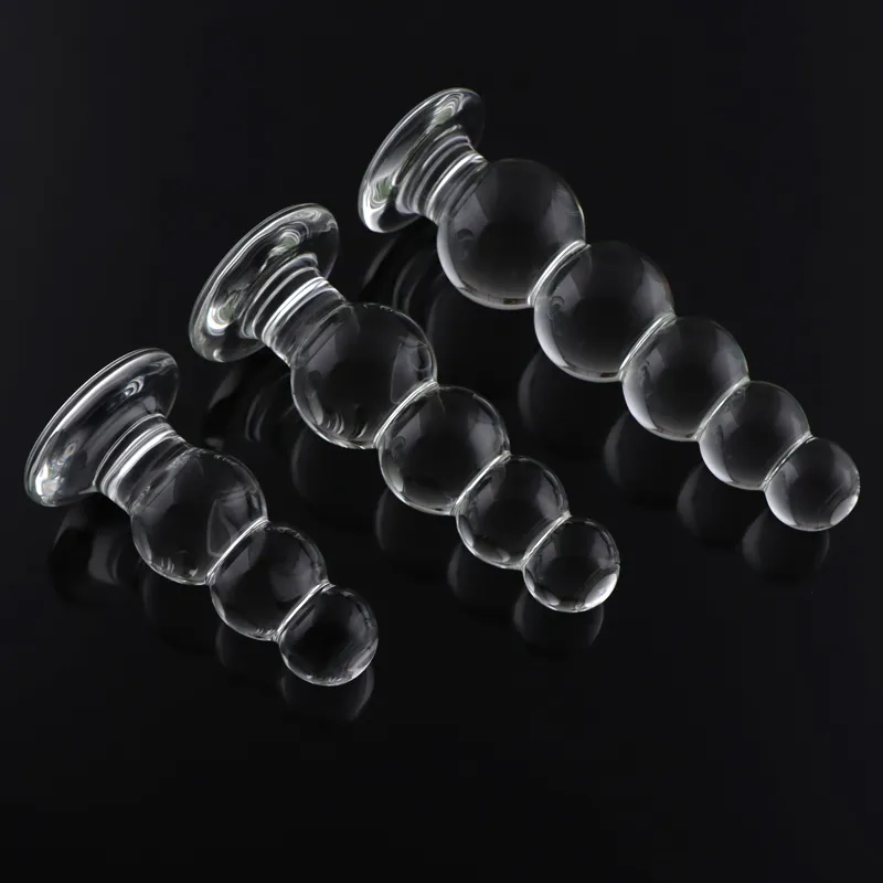 transparent anal plug Huge Glass Anal Toy – Love Plugs main image 1