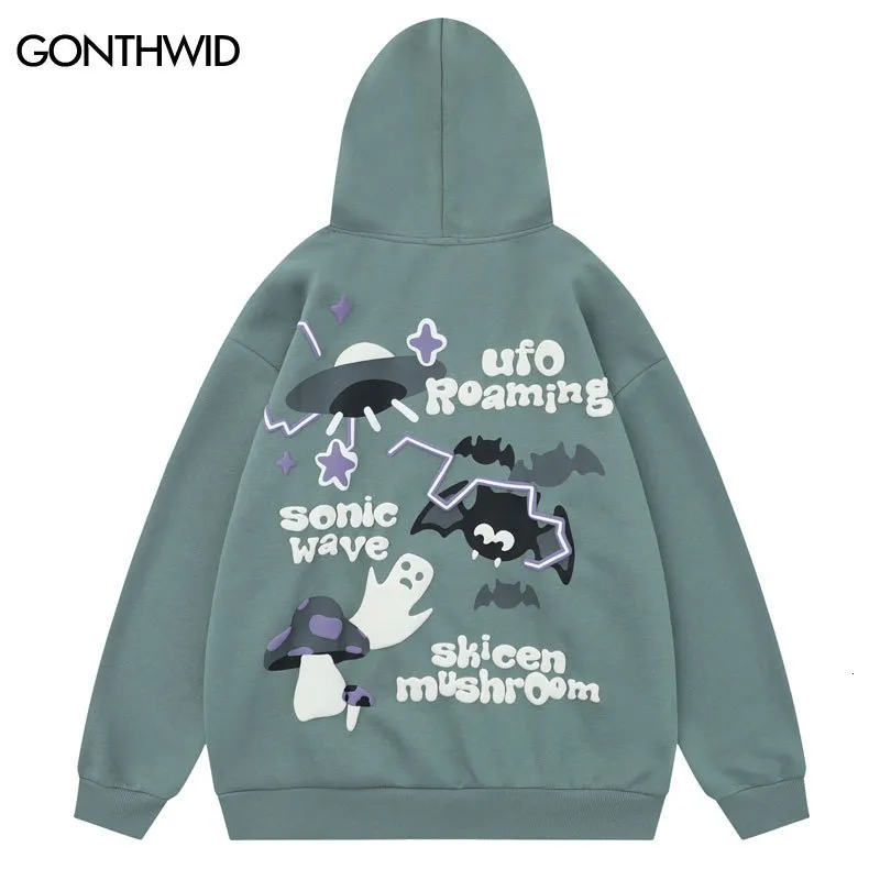 Mens Hoodies Sweatshirts Hip Hop Hoodie Streetwear Funny Cartoon