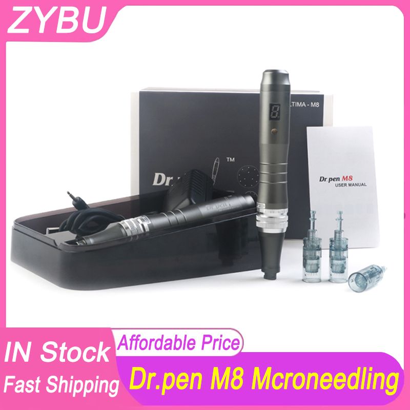 Dr.pen Ultima M8 / M7S Cartucce per Penna a Microneedling Nano Rotonde, Le Cartucce Originali Autentiche di Ricambio, Compatibili con Angel Kiss M8 PRO Derma Pen, 10 Pezzi/Confezione