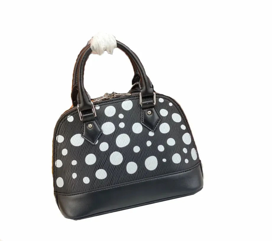 Designer sac fourre-tout luxe femmes sacs à main YK Alma BB sacs à bandoulière Lettres de fleurs en cuir de qualité supérieure totes dames sacs à main de maquillage Pumpkin Dot en gros