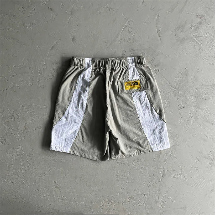 Novo 2023 ternos alcatraz sol chuva blusão masculino melhor qualidade venda hip hop à prova de vento cinza shorts conjunto