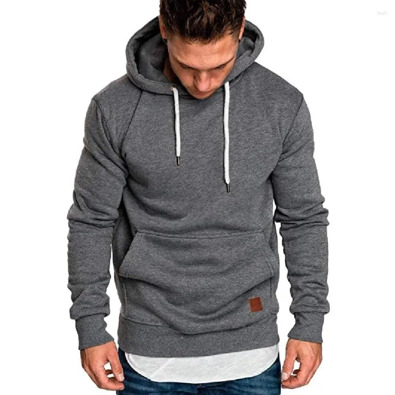 Sweat à capuche homme marque homme manches longues pull à capuche noir rouge grande taille Poleron Hombre