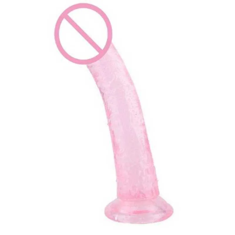 Massager 1pc Simulering Dildo Super Small Mini Size Female Eggless Backyard Sug Cup Anal Plug