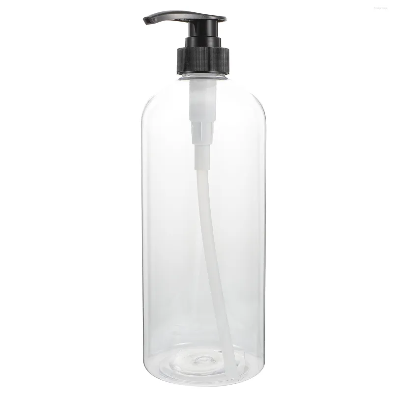 Bottiglie di stoccaggio 3 pezzi Clear Conteiner Lotion Bottle Press Pompa RIILABILE SHAMPOO BODY BASH PET IL VIAGGIO