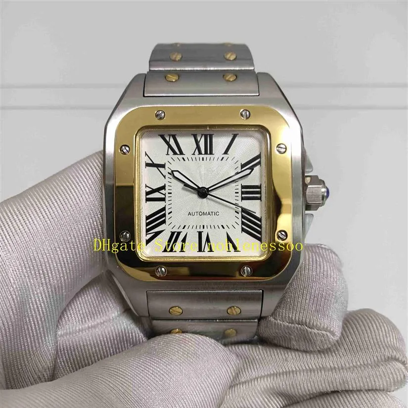 2 стиль настоящий поре с оригинальными мужчинами часы для мужчин из желтого золота с желтым золотом.