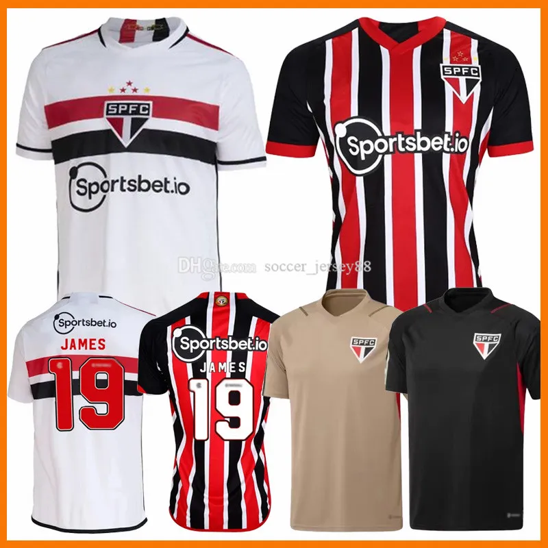 23 24 Sao Paulo soccer jerseys 2023 2024 LUCIANO MIRANDA Rafinha J.Calleri Eder ALISSONNIKAO GABRIEL G.SARA Camisa de futebol Men women kids kits football shirts