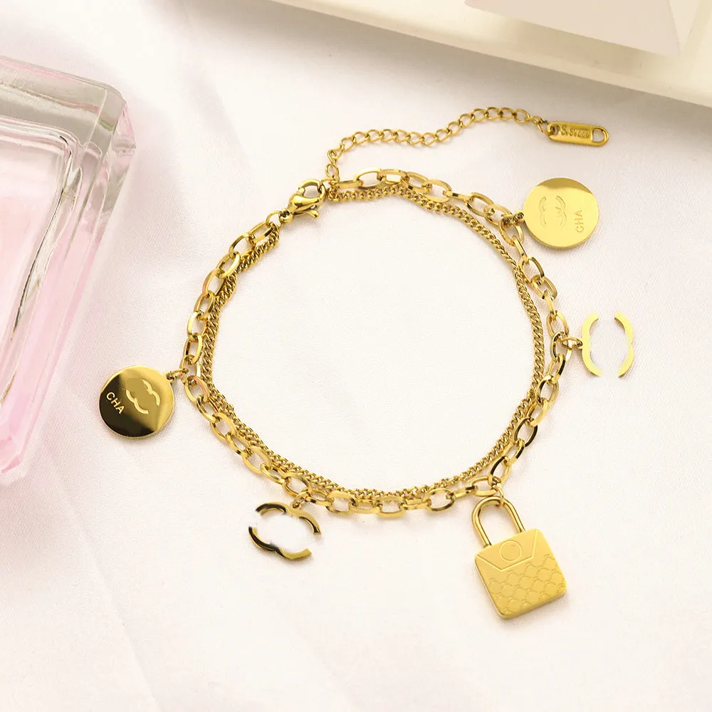 Designer Bracciale Braccialetti Braccialetti Women Gioielli Charm Gold Links Bracciale Luxury Chains Gift