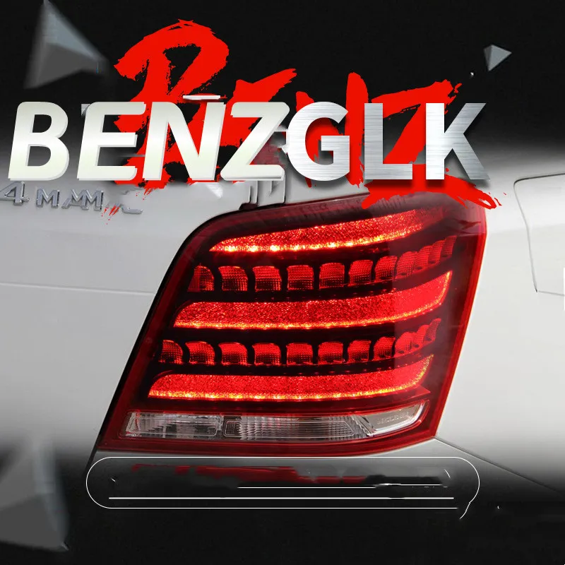 Feux arrière de voiture pour BENZ GLK260 GLK300 feu arrière Style LED complet Signal de course frein feux de stationnement de recul