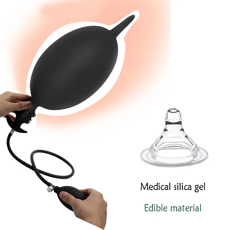 Inflatable Anal Plug with Separate Pump, Expandable Big Butt Prostate  Massager Silicone G-string Panties for Men Women from Dhgate Briefs&Panties 
