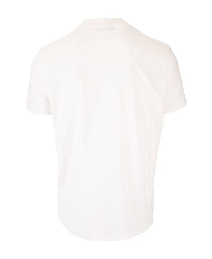 Męskie koszulki Summer White Kaszmirowe T-shirt z krótkim rękawem