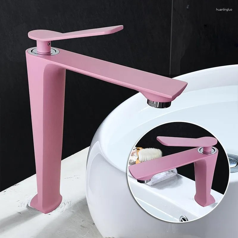 Bathroom Sink Faucets Lottin Basin Faucet Mixer Tap Pink