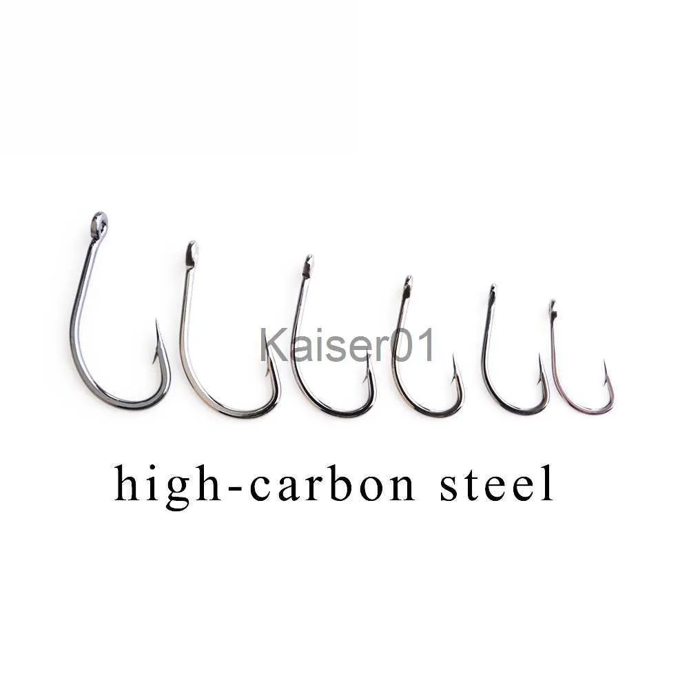 Fishing Hooks 10pcs High Carbon Steel Barb Fishing Hook for