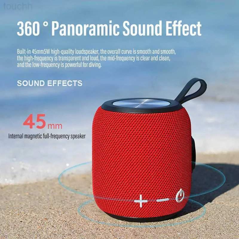 Głośniki Figma Outdood Wodoodporne bezprzewodowe Bluetooth duża moc Mały głośnik przenośny mini audio R230621 L230822