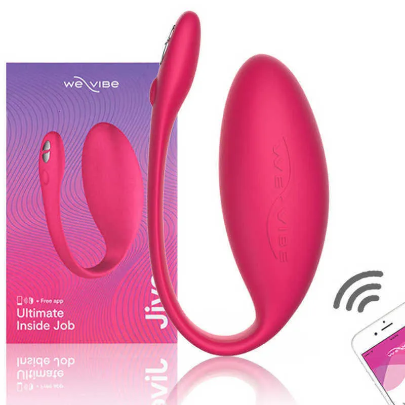 Massageador we-vibe jive vibrador controlado por bala para casais silicone wearable app 18 vibradores estimulador de ponto g feminino