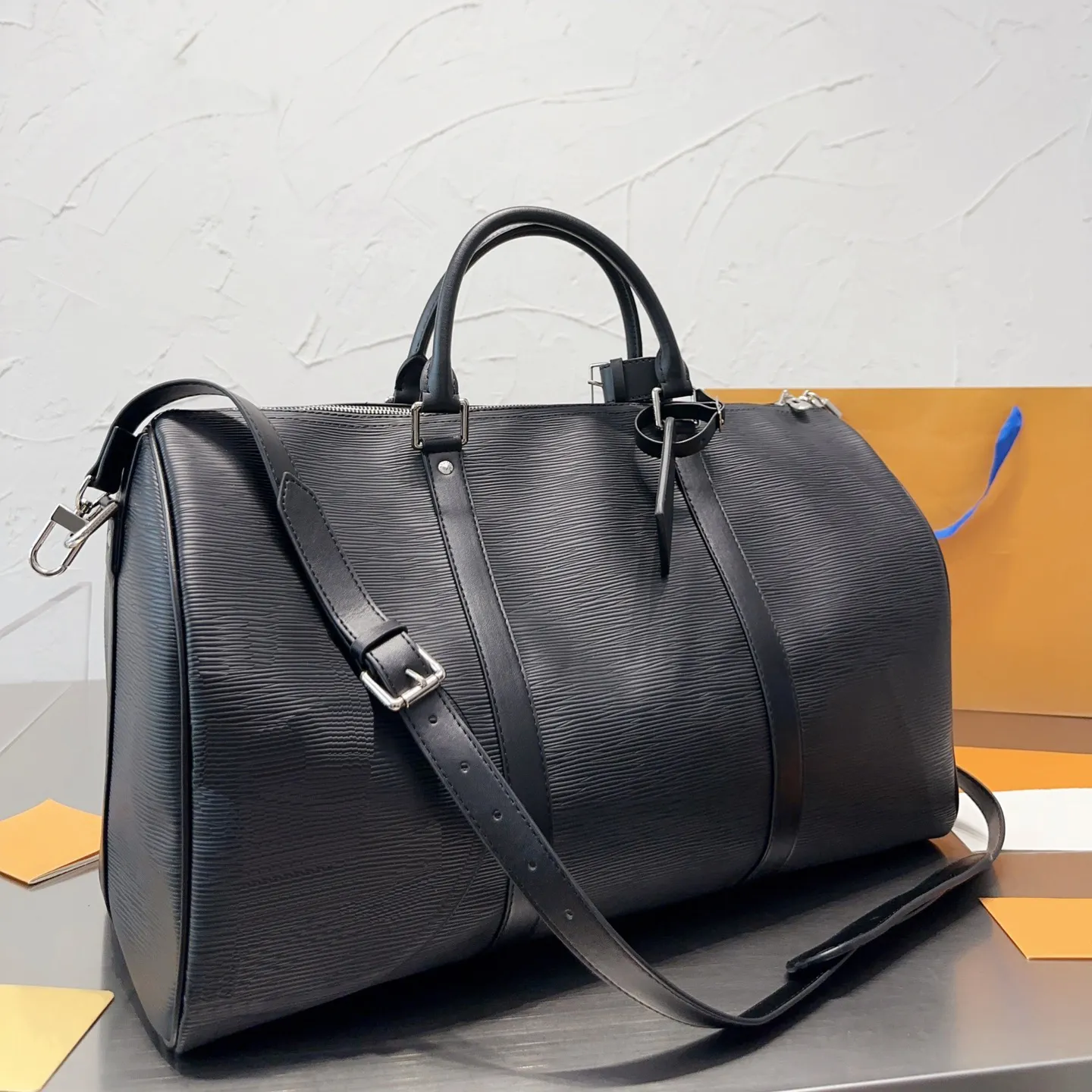 Duffle Bag Reisetasche Gepäck Designer Duffles Taschen Frauen Designer Handtaschen Fashion klassische Kapazität Schwarzes Gepäck 50 cm