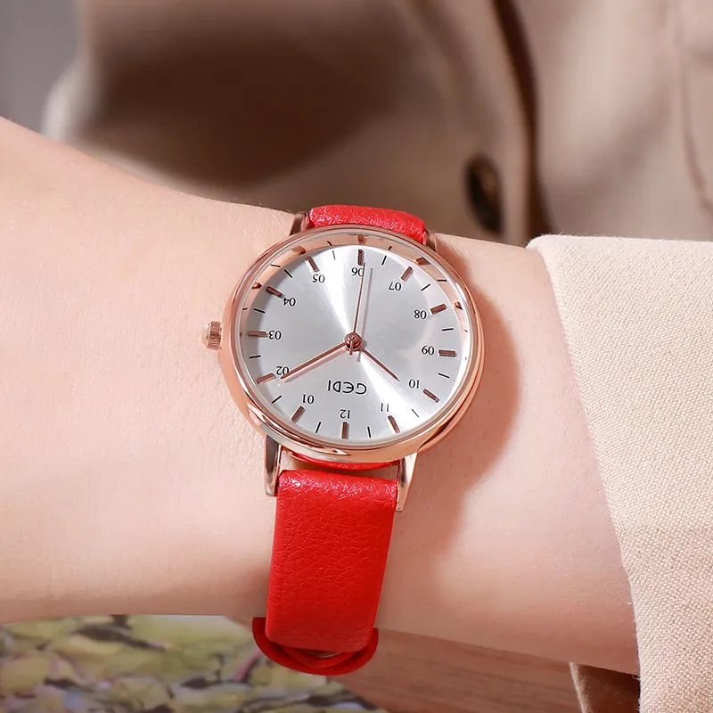 Womens Watch Watches High Quality Luxury Casual Quartz-Battery Leather 32mm Watch