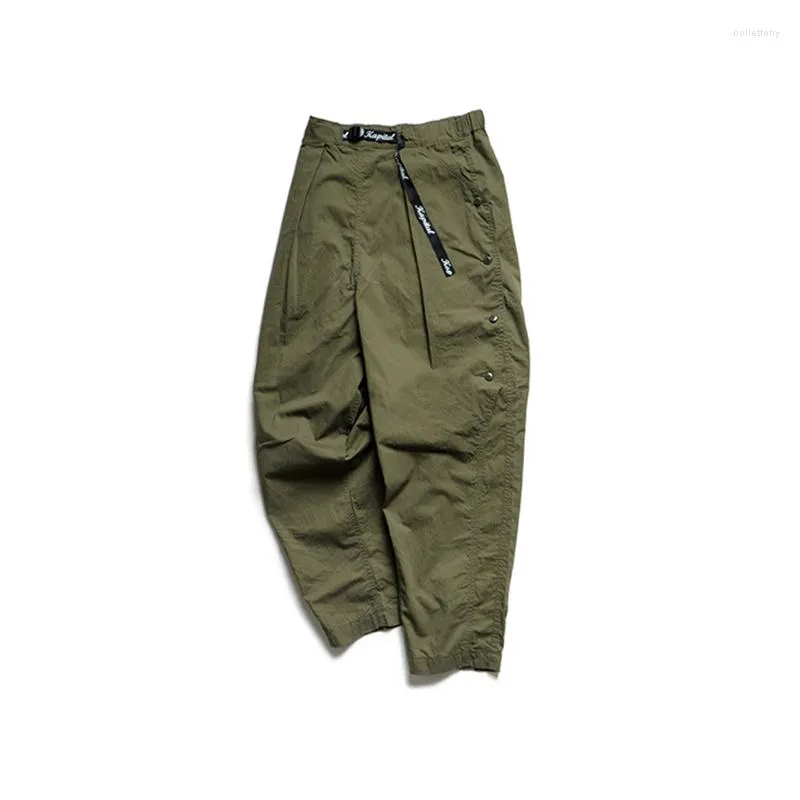 Pantalon Homme 23SS KAPITAL Mode Japonaise Style Militaire Lâche Poitrine Décontracté Pantalon Fuselé