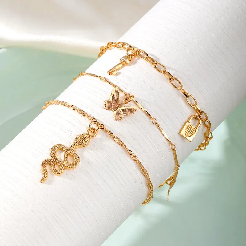 Key ankle sale bracelet