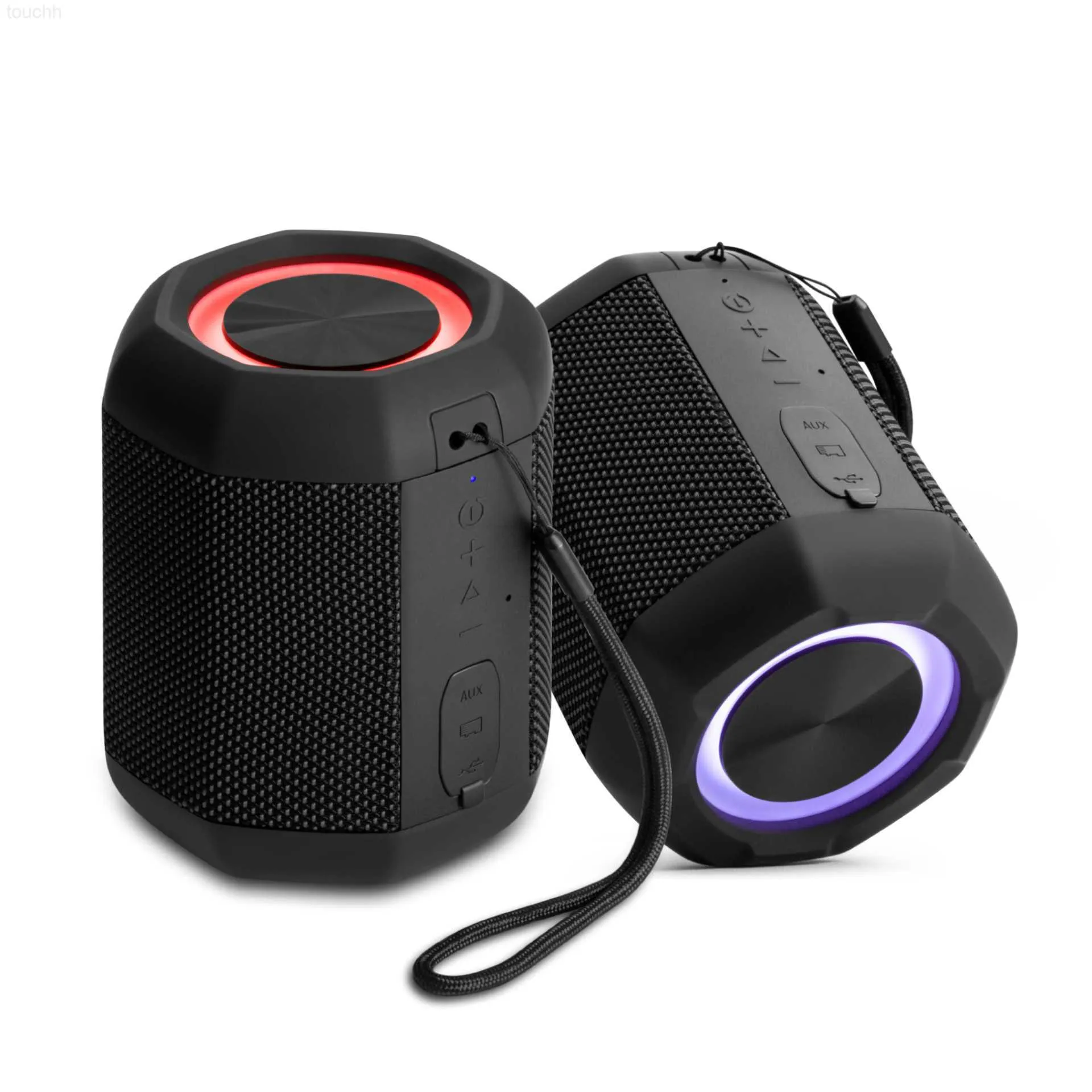 J8B Portable Bluetooth bra ljud och 10W subwoofer ipx7 vattentät inbyggd mic trådlös högtalare för hemstrand utomhus resor l230822