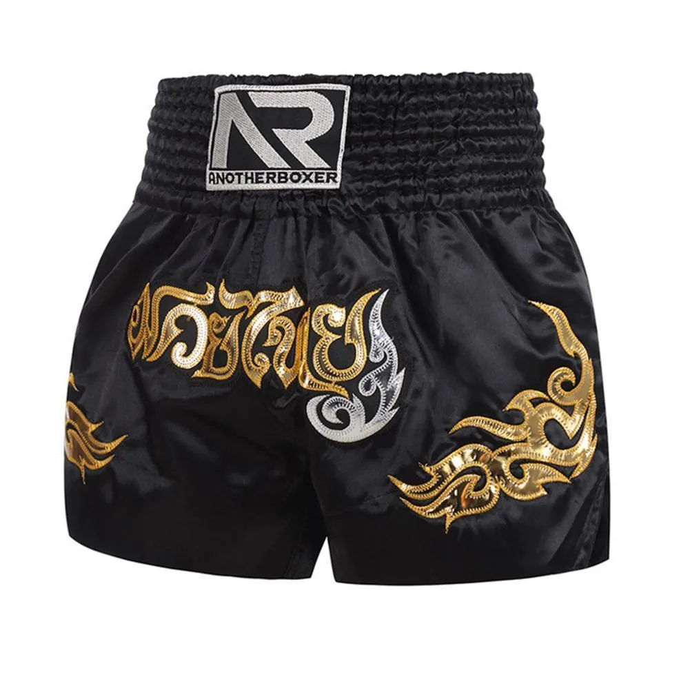 Men's Shorts Boxing Shorts Anti-friction High Elasticity Breathable Muay Thai Cord Design Kickboxing Shorts for Men Mma Sanda Training Pants 230822