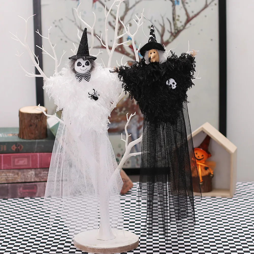 Inne imprezy imprezowe zaopatrzenia w Halloween Ghost Festival Witch Decoration Decoring Wiszące ozdoby wisiorka DIY dla nawiedzonego domu dekoracja proporcji 230821