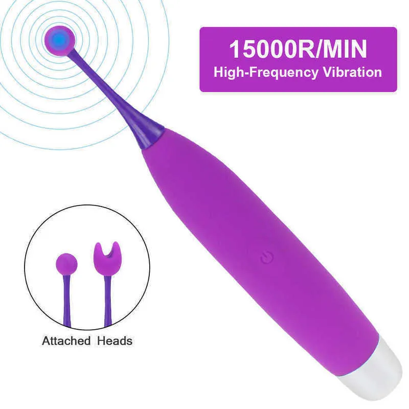 Masseur puissant vibrateur clitoridien 10 Modes de Vibration g Spot orgasme pour les femmes précision précise Vibrations fréquence érotique