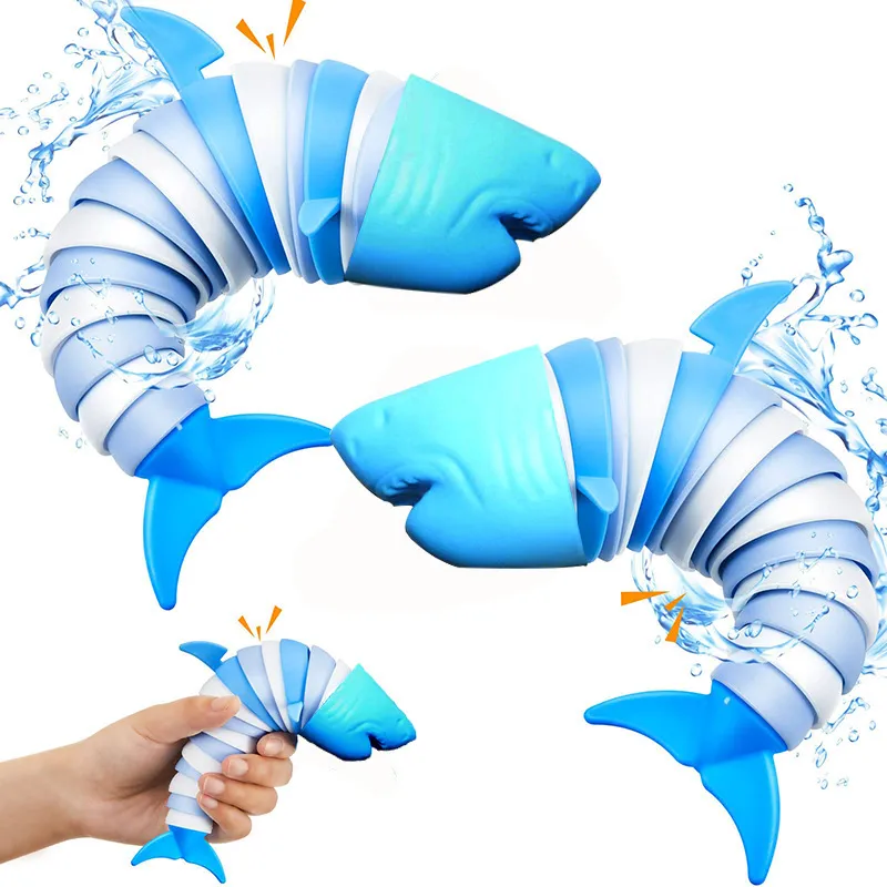 Hot -Selling New Shark Decompression Toys Marine Shark Decompression Toys Fun Toys per bambini Scienze e istruzione giocattoli per bambini