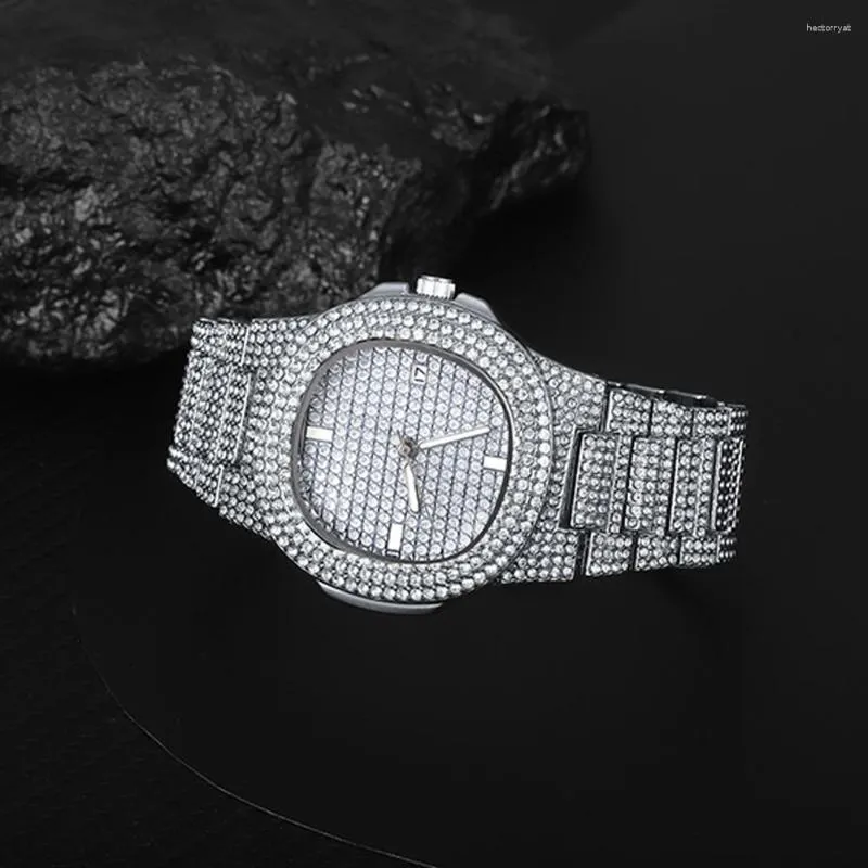 Polshorloges heren horloges top ijs uit diamant horloge mechanisch kwarts goud voor dames reloj hombre