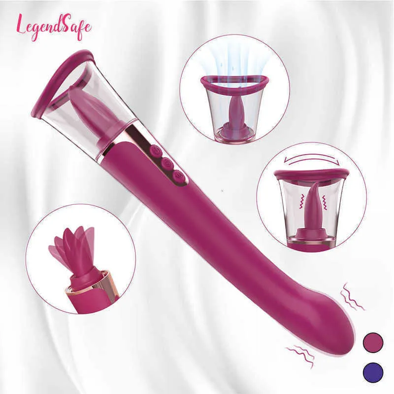 3 en léchage clitoridien succion pour les femmes g Spot gode vibrateur langue Oral vibrant adulte stimulateur masseur personnel