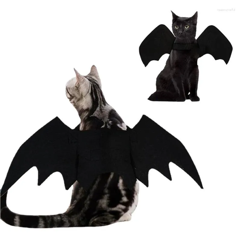 Costumes de chat Halloween aile de chauve-souris pour animaux de compagnie Cosplay accessoire tenue de déguisement vêtements artificiels pour petits chiens