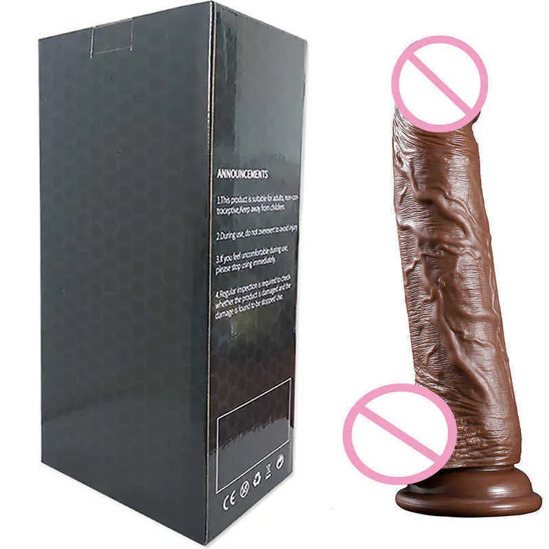 Massager Mannuo Big Dick -rem på realistiska dildos för kvinnor enorm dildo penis med sugkopp gay lesbisk vuxen