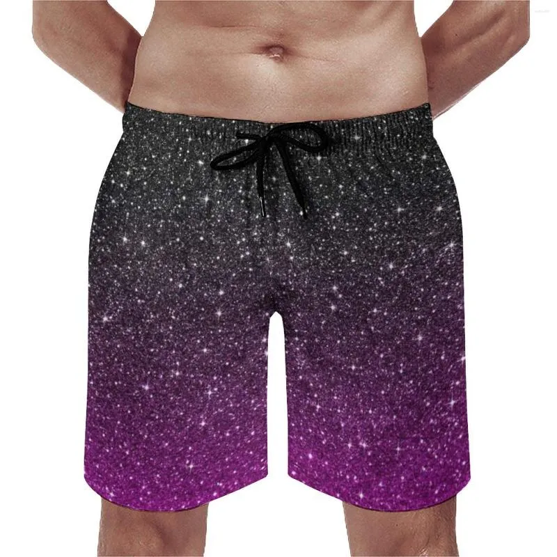 Men's Shorts Bling Star Board Summer Stars Are Out Tonight Galaxy Running Short Pants Comfortable Vintage Print Beach Trunks