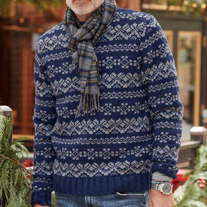 Warm knitted jumper top