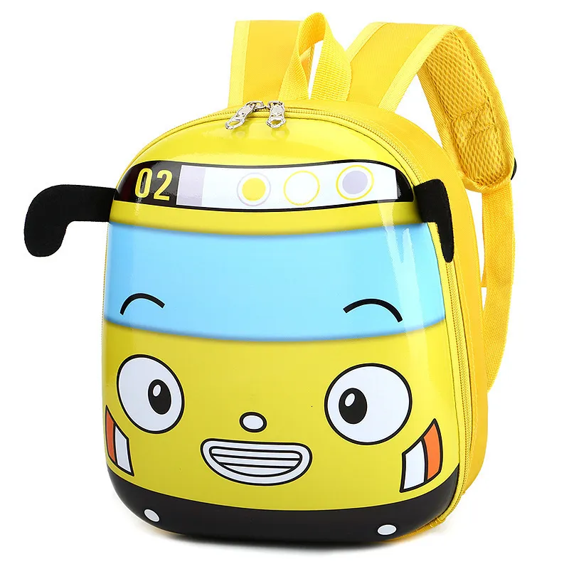 Mochilas Tayo Cartoon Little Bus Toy School School Bags Bolsa infantil de mochila infantil Adequado para meninos de 1 a 6 anos de idade meninos presentes 230821