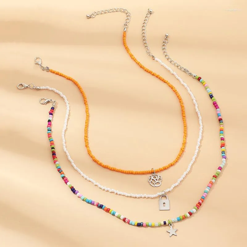 Colorful necklaces fashion shop