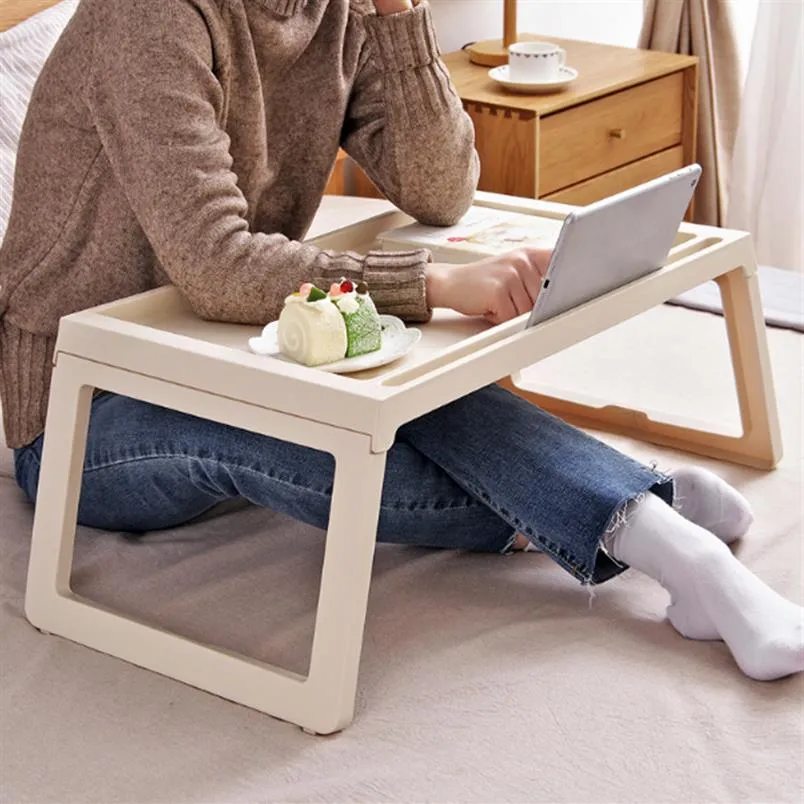 Kreative einfache und praktische tragbare Laptop -Tisch Einfaches Klappbett -Sofa Student Schlafsaal Lazy Study Tabelle 281U